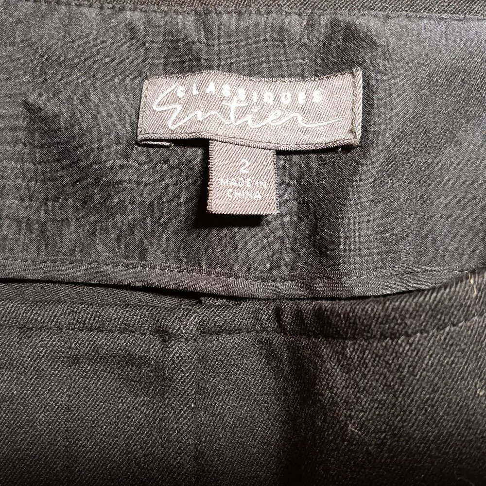 CLASSIQUES ENTIER Black Dress Trousers 2 - Picture 5 of 5